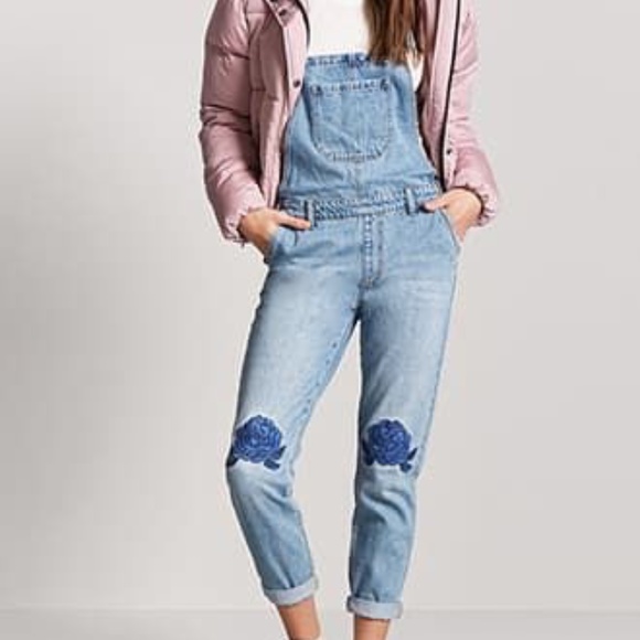 forever 21 green overalls